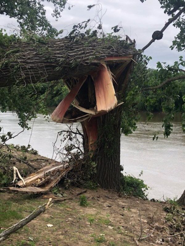 Cleanup efforts continue after Saturday storms